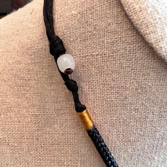 Carved Jade Buddha Necklace - Picture 8 of 10